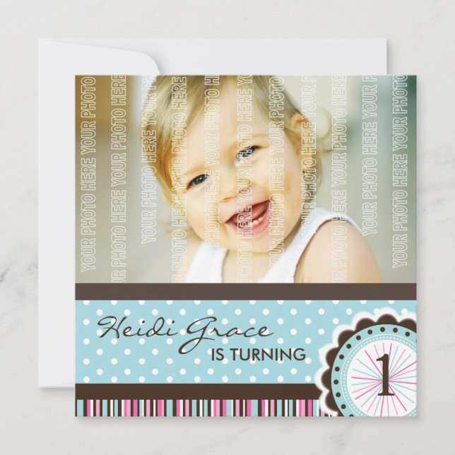 Cute Birthday Party-inbjudan Inbjudningar (Framsida)