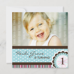 Cute Birthday Party-inbjudan Inbjudningar