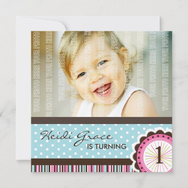 Cute Birthday Party-inbjudan Inbjudningar (Framsida)