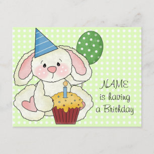 Cute Birthday Party Inbjudningar