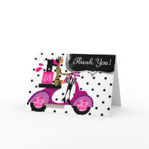 Cute Birthday Party Nagel polska Scooter Girl Dots