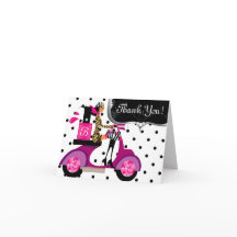 Cute Birthday Party Nagel polska Scooter Girl Dots