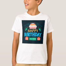 "Cute Birthday T-Shirt för barn - Firar ditt S