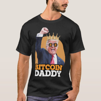 Cute Bitcoin pappa Trump Crypto Kung Money Evoluti T Shirt