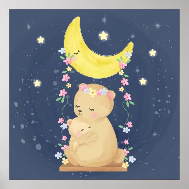 Cute björn poster (Framsidan)