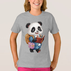 Cute björn som läser bok t shirt