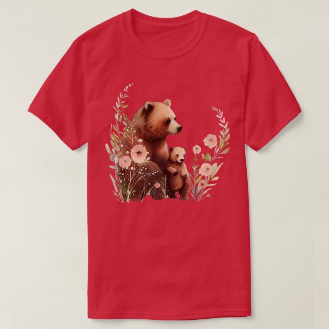 Cute björn t shirt (Design framsida)