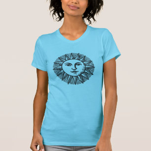 Cute Black Ancient Sol Design 2 T Shirt