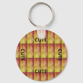 CUTE_ BLACK AND ORANGE GULT KEYCHAIN NYCKELRING