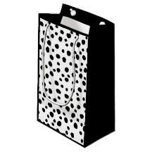 Cute Black and White Dalmatian Spot Animal Print
