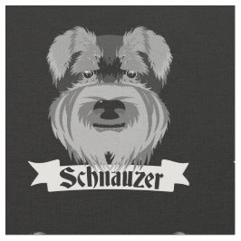 Cute Black and White Schnauzer Tyg