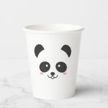 Cute Black and White Simple Kawaii Panda Bear