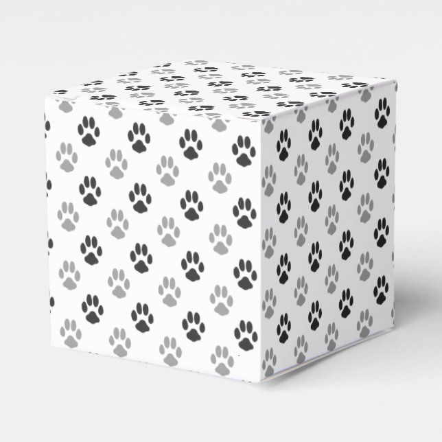Cute Black and White Tass avtryck Mönster Presentaskar (Framsidan Sidan)