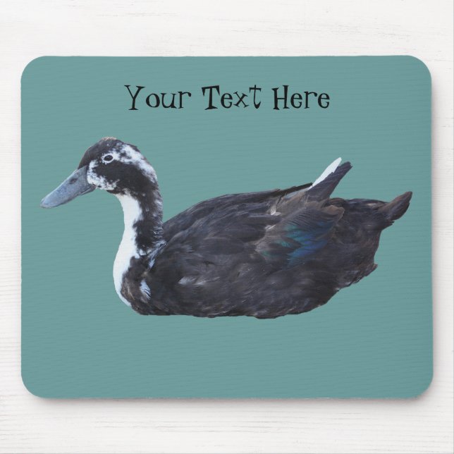 Cute Black Anka Farm Animal Mousepad Musmatta (Framsidan)