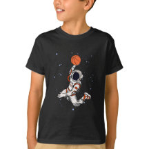 Cute Black Astronaut Rymden Basketball Kids'
