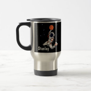 Cute Black Astronaut Rymden Galaxy Basketball Resemugg