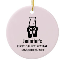 Cute Black Ballet Tofflor en Pointe