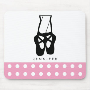 Cute Black Ballet Tofflor en Pointe Musmatta
