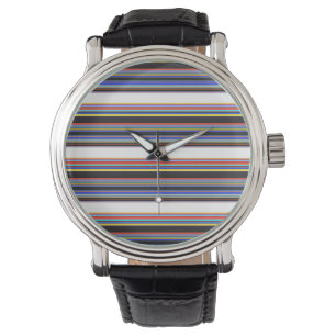 Cute Black blue rand Armbandsur