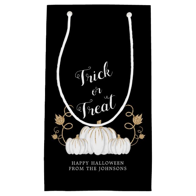 Cute Black Bus eller godis Pumpkin Halloween (Framsidan)