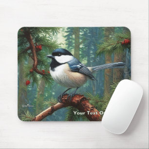 Cute Black-Caps Chickadee Musmatta