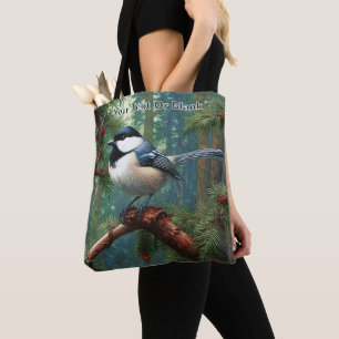 Cute Black-Caps Chickadee Tygkasse