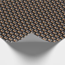 Cute Black Cat Halloween Wrapping Papper