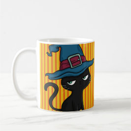 Cute Black cat Kaffemugg