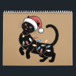 Cute Black Cat Lover jul Mamma Gift Helgdag Kalender<br><div class="desc">Cute Black Cat Lover jul Mamma Gift Helgdag</div>