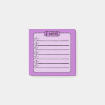 Cute Black Cat Personlig PostIT-anteckningar