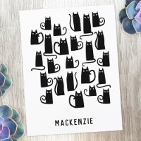 Cute Black Cat-Personlig