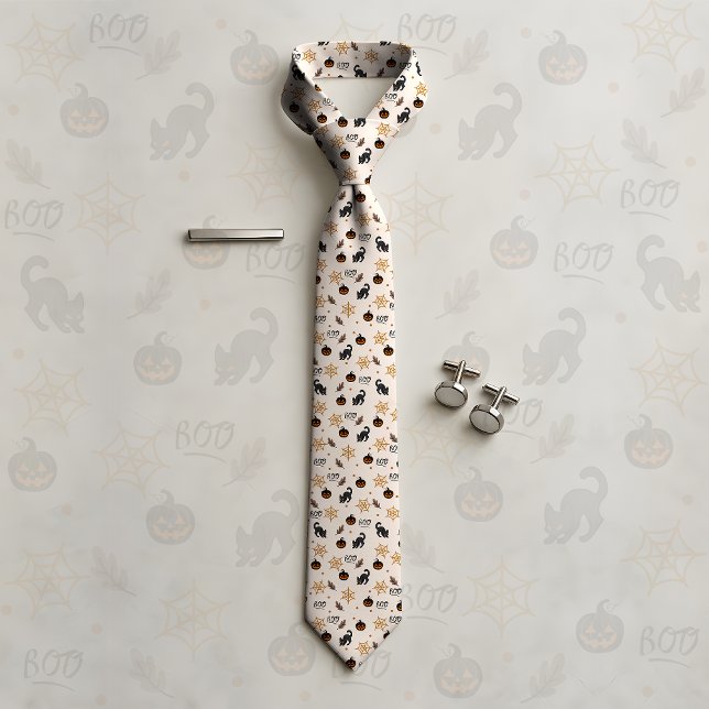 Cute Black Cat Pumpkin Halloween Mönster Slips (Skapare uppladdad)