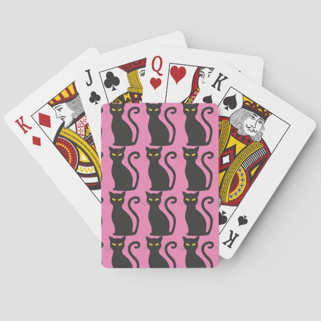 CUTE BLACK CAT ROSA PLAYCDS CASINOKORT (Baksidan)