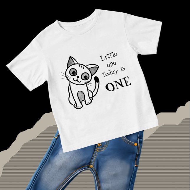 Cute Black cat T Shirt (Skapare uppladdad)