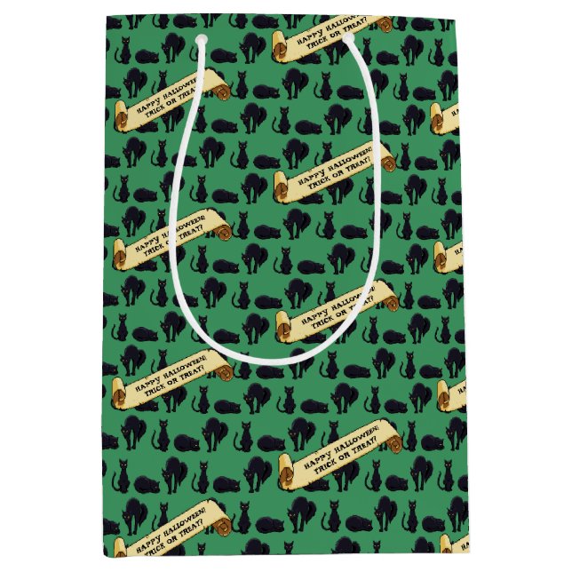 Cute Black Cats Happy Halloween! Trick Or Treat? (Framsidan)