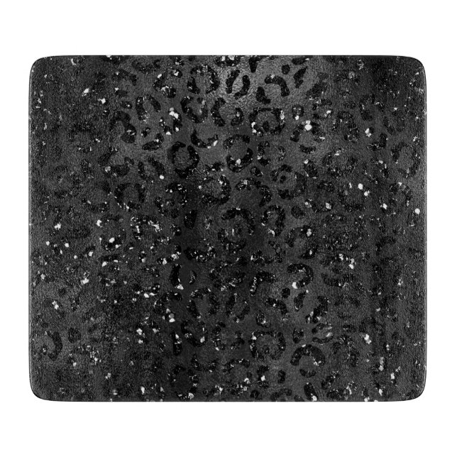 Cute Black Cheetah Leopard Skin Print Animal (Framsidan)