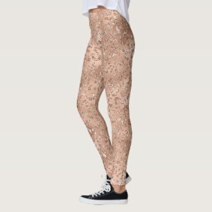 Cute Black Cheetah Leopard Skin Skriv ut Mönster Leggings