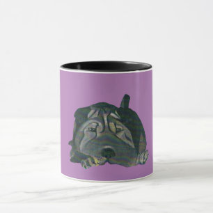 Cute Black Chinese Shar Pei Mugg