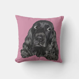 Cute Black Cocker Spain Hund Kudde