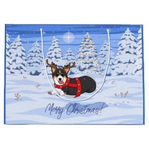 Cute Black Corgi-julrensostume