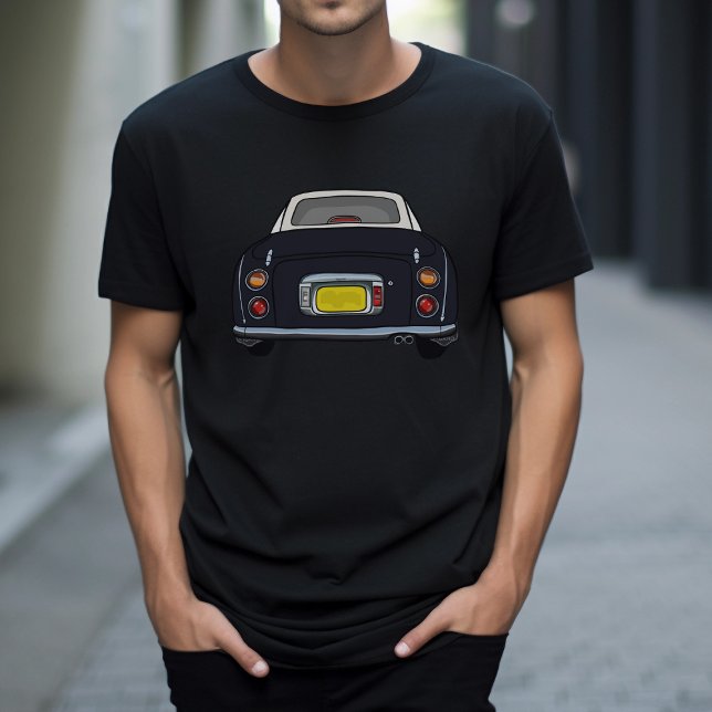 Cute Black Figaro Car Graphic Figarations T-Shirt (Skapare uppladdad)