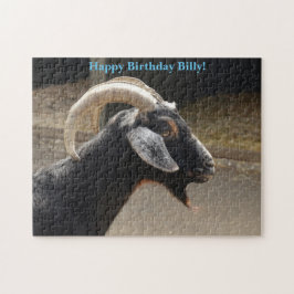Cute Black Goat Pussel