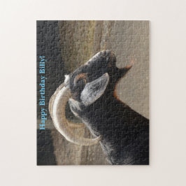 Cute Black Goat Pussel