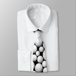 Cute Black Golf Bollar Mönster Slips
