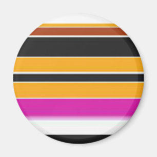Cute Black gult rand Magnet