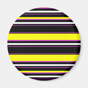 Cute Black gult rand Magnet