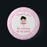Cute Black Hair Ballerina "Jag åkte till" Knapp<br><div class="desc">En söt födelsedagsknapp/badge med ord "Tack för att du kom till mitt party" som kan ändras till kostym till dina egna behov. Matchningsinbjudan, tackkort, Pappert Tallrikar, Pappert Kopp, Pappra Napkins och andra party-tillbehör finns också tillgängliga i min butik för att skapa ett underbart party-set eller tema. Allt du behöver för...</div>