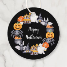 Cute Black Happy halloween Illustration