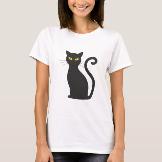 Cute Black Kitten Simple Cat Lovers T Shirt