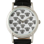 Cute Black Labrador Retriever Hund Watch Armbandsur<br><div class="desc">Vattenfärgsmålning av älskvärd Chocolate Labrador Retriever hundar,  perfekt för djurälskare,  hundvalkare,  hund och veterinärer.</div>